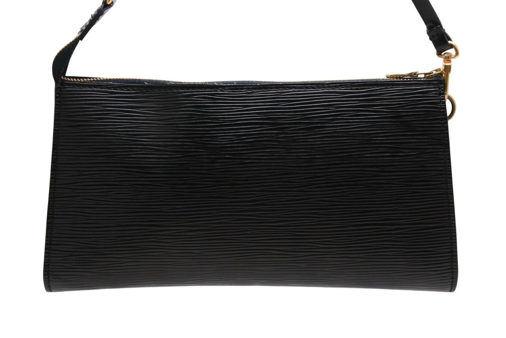 Louis Vuitton Accessoires Clutch Epi Black Accessory Pochette Pouch Black